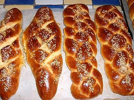 recette hallot pains de shabbat