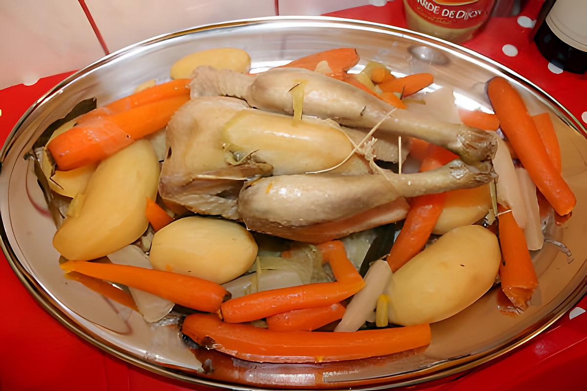 recette POULE AU POT