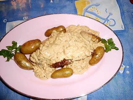 recette Steak aux échalotes et moutarde