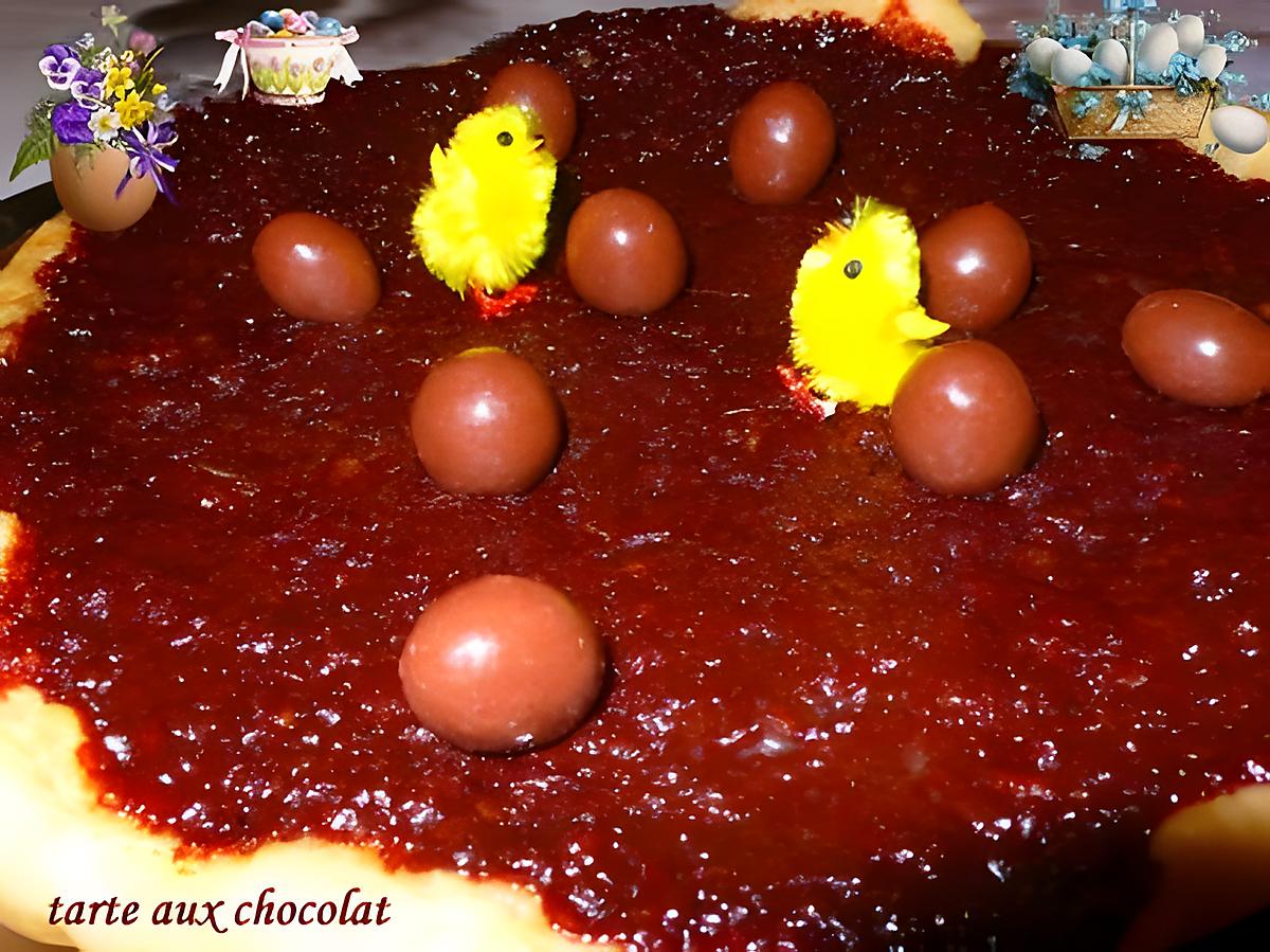 recette tarte au chocolat