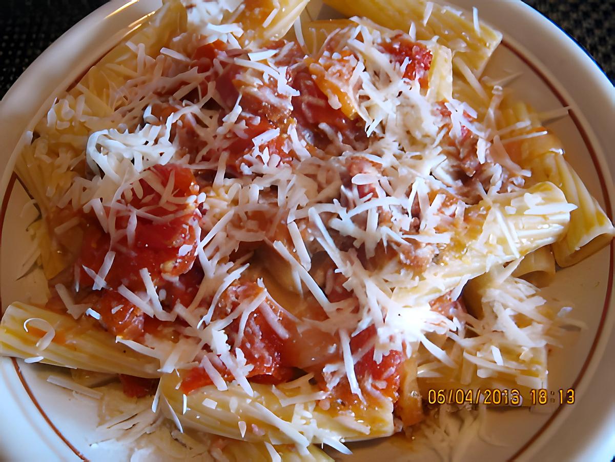 recette Pates sauce tomates cerise