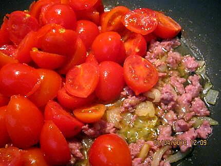 recette Pates sauce tomates cerise