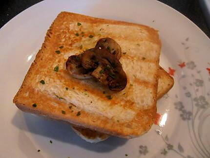 recette croque champignon