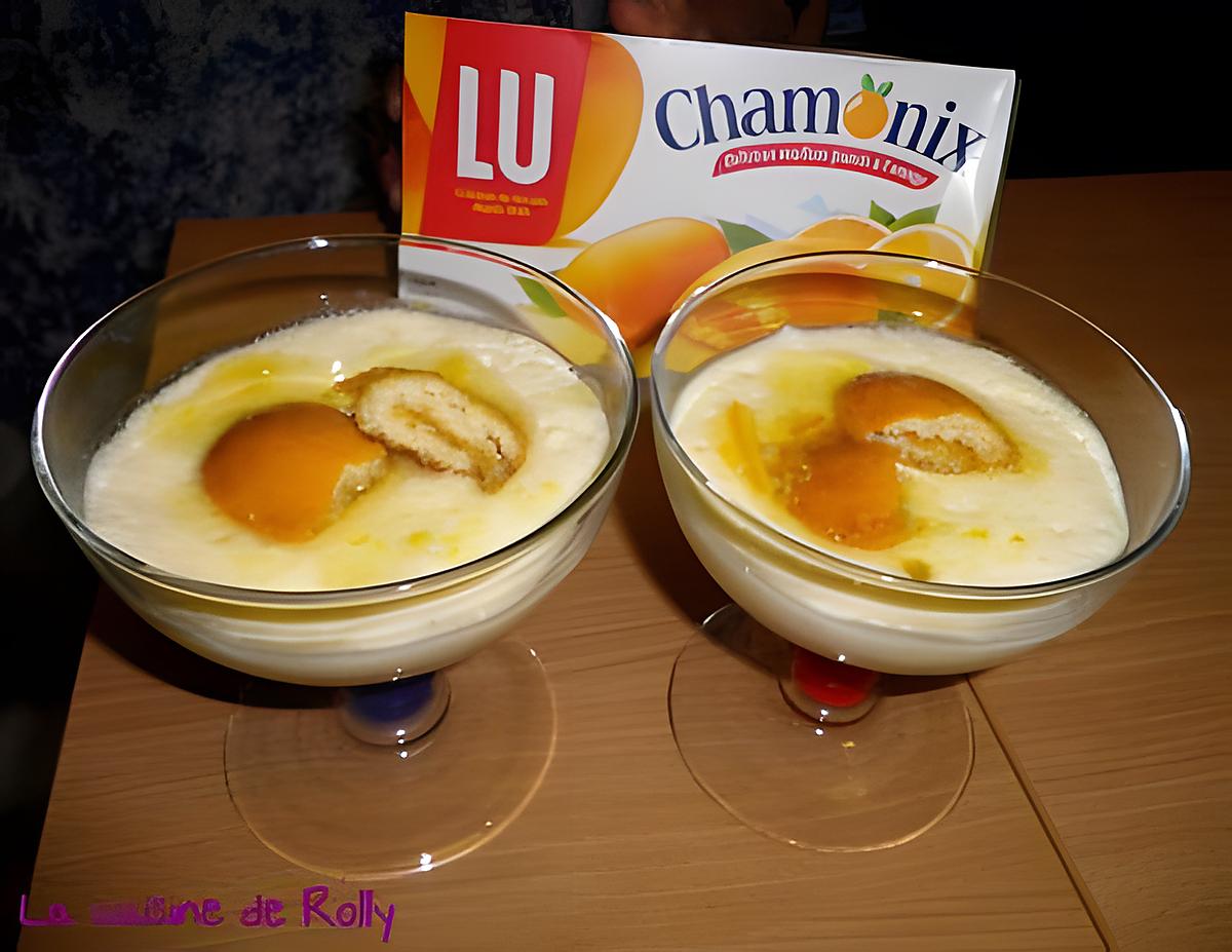 recette Tiramisu à l'orange avec des Chamonix