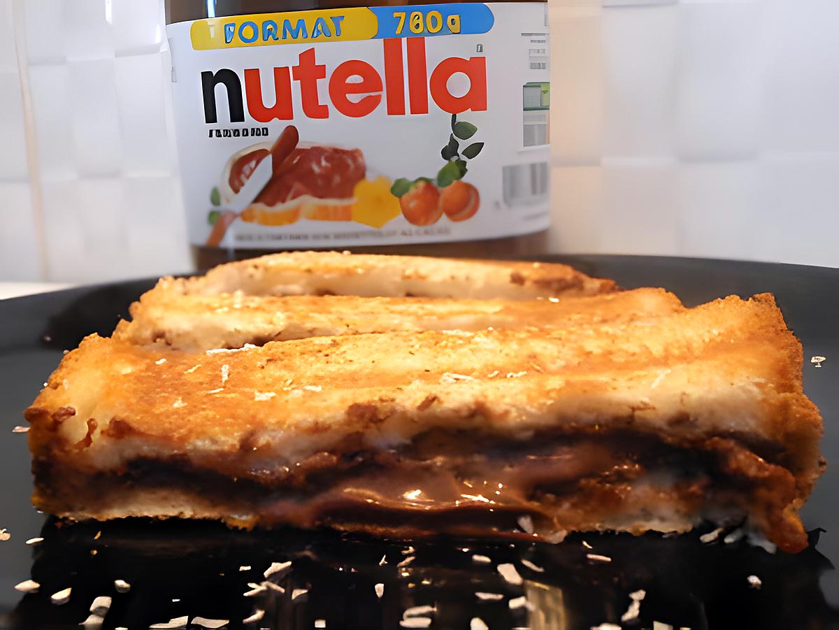 recette croque nutella-coco