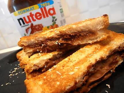 recette croque nutella-coco