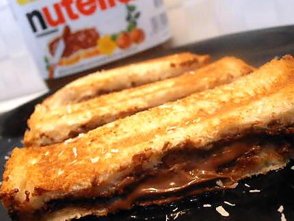 recette croque nutella-coco