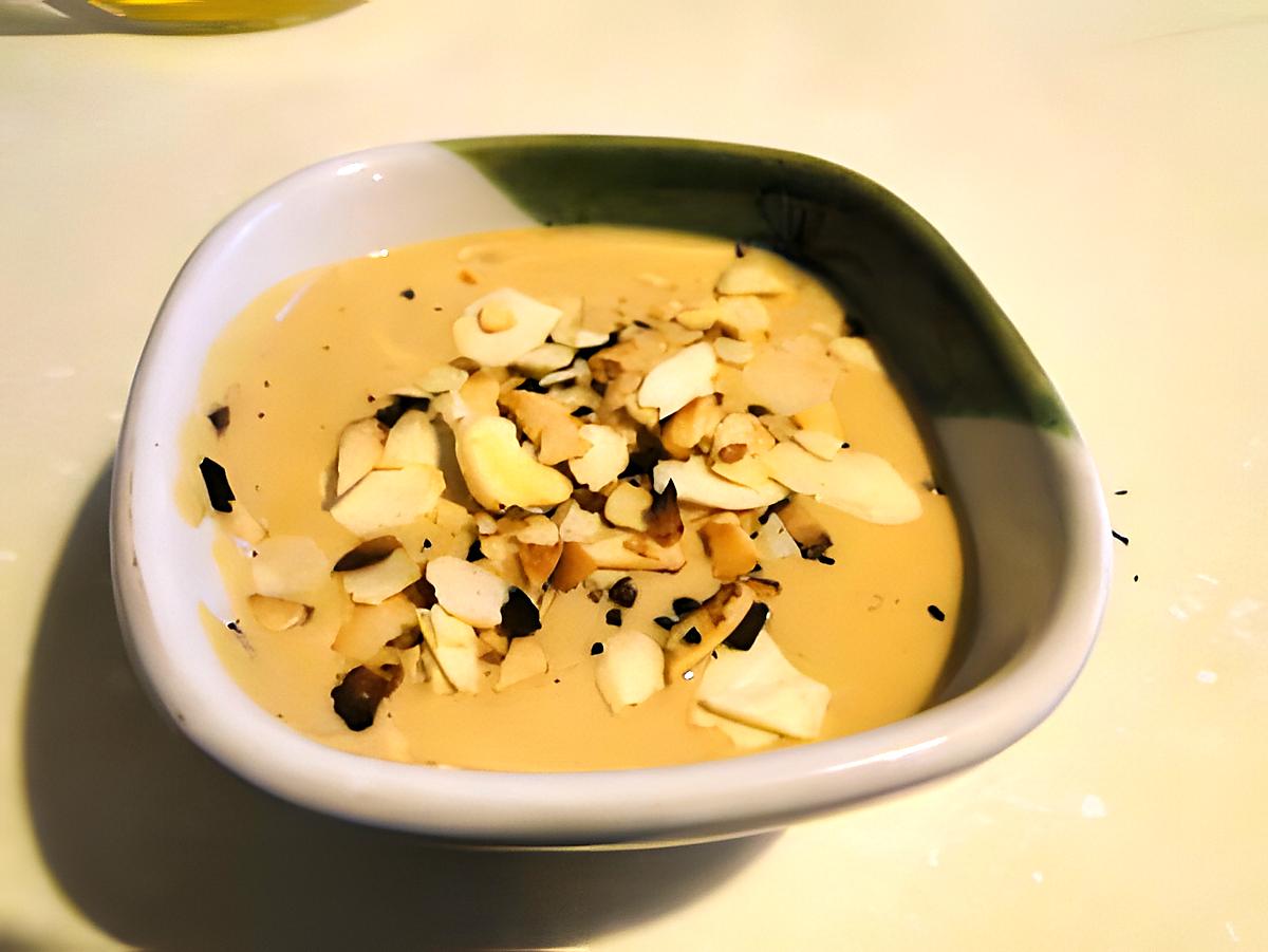 recette Crème prise aux amandes