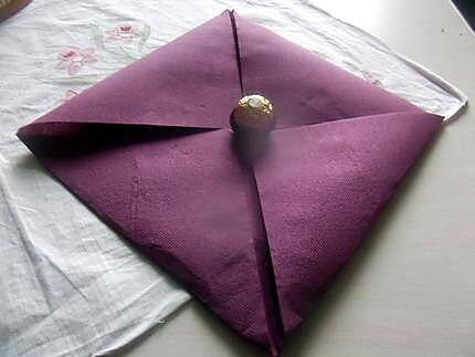 recette pour pentrez   essai de pliage de serviettes