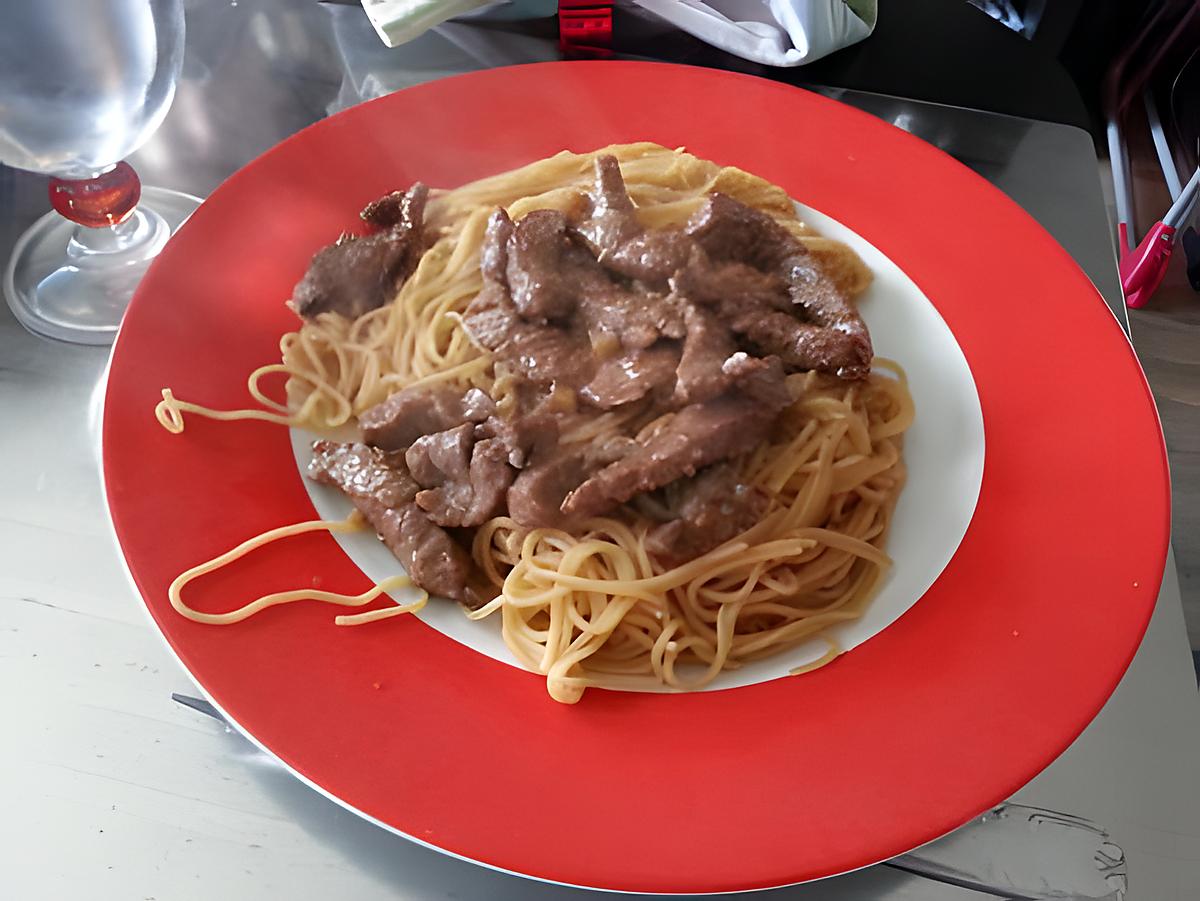 recette Bœuf mariné et nouilles chinoises