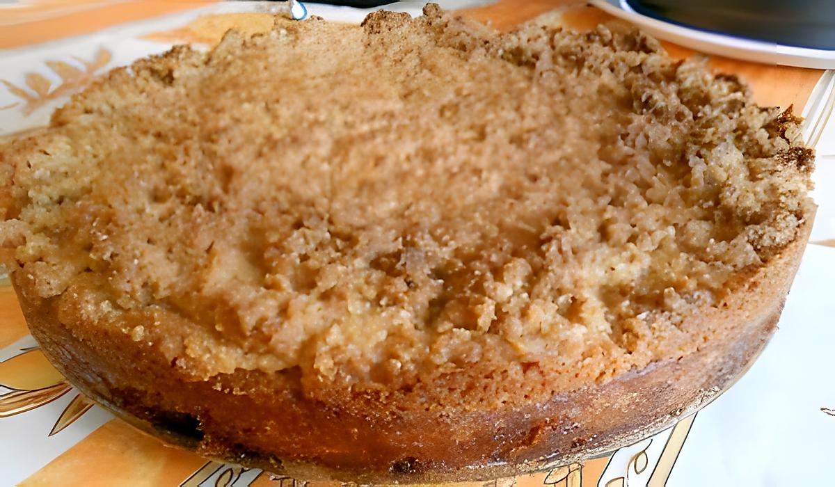 recette Gâteau aux pommes en habit croustillant