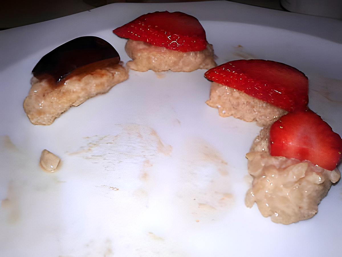 recette Sushis à la fraise et à la prune