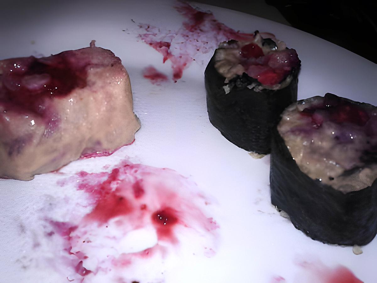 recette Makis aux fruits rouges