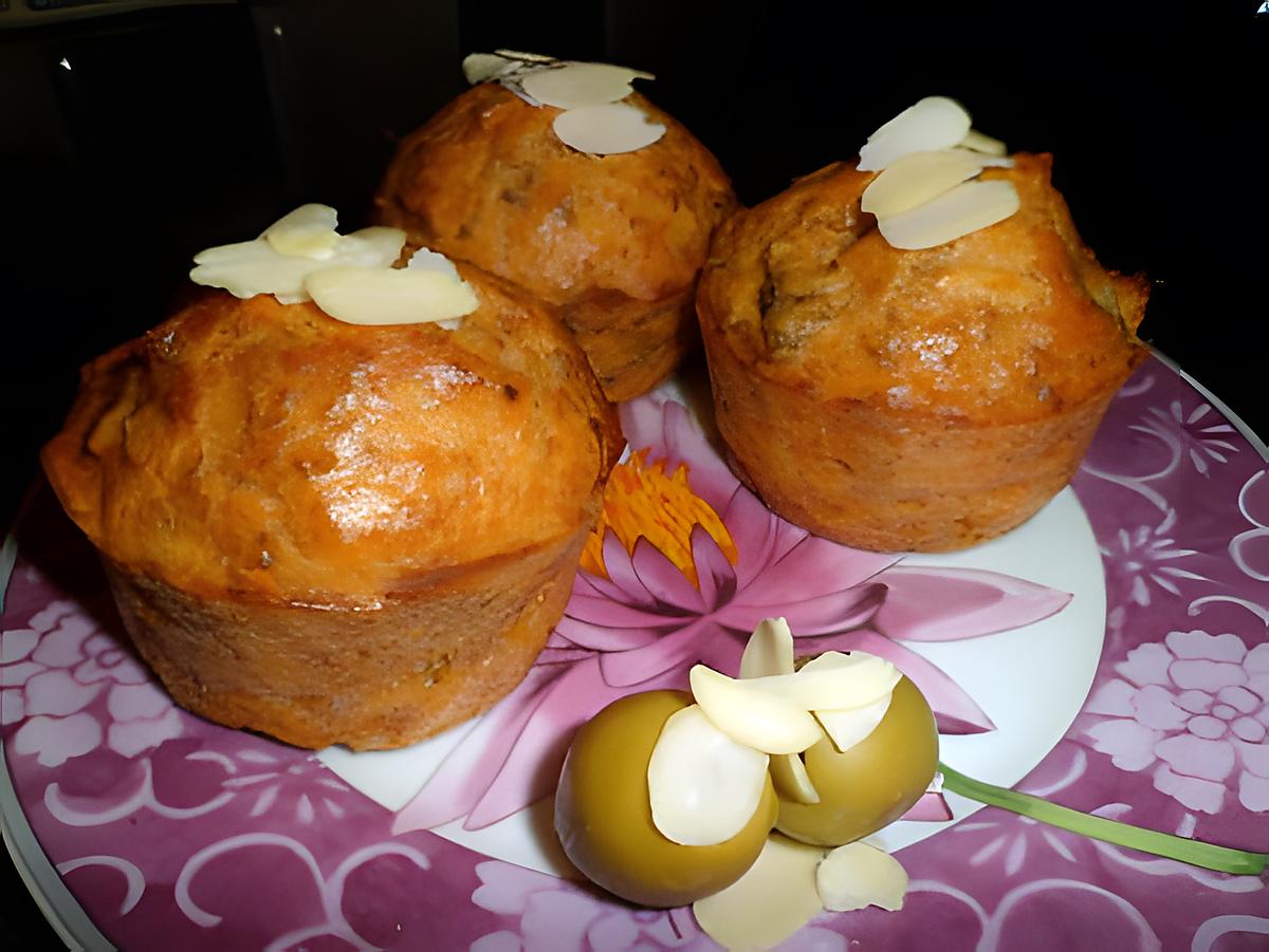 recette Muffins au thon et aux amandes