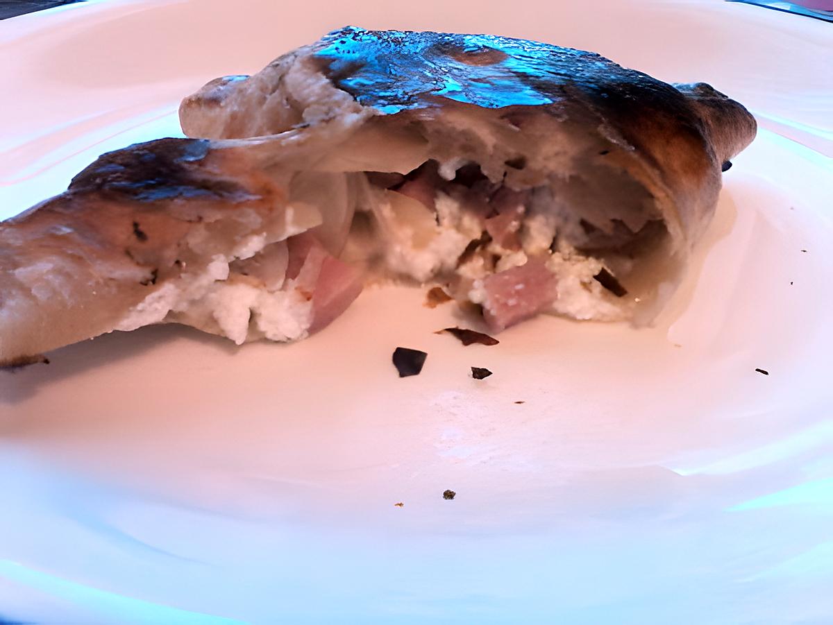 recette feuillette au chévre et jambon