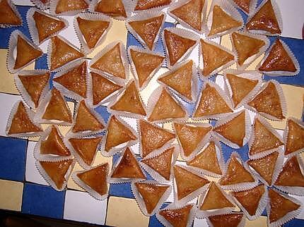 recette Triangles aux amandes