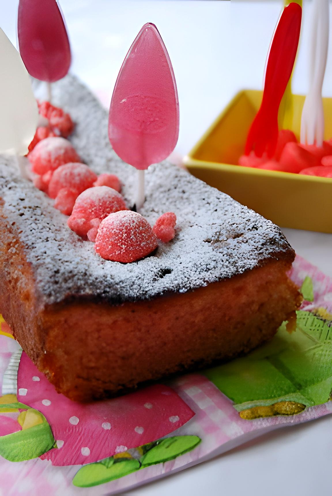 recette Cake à la fraise Tagada ®