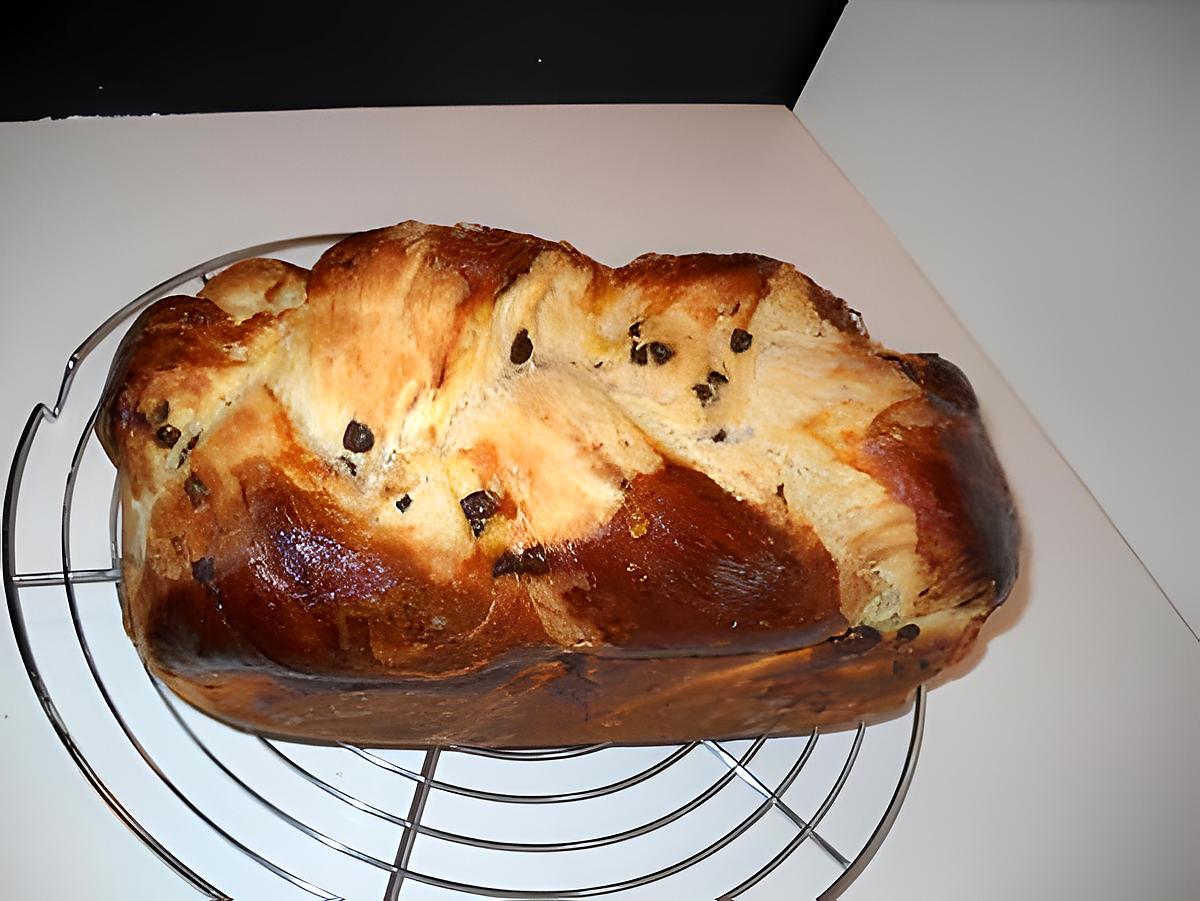 recette Brioche aux pépites de chocolat