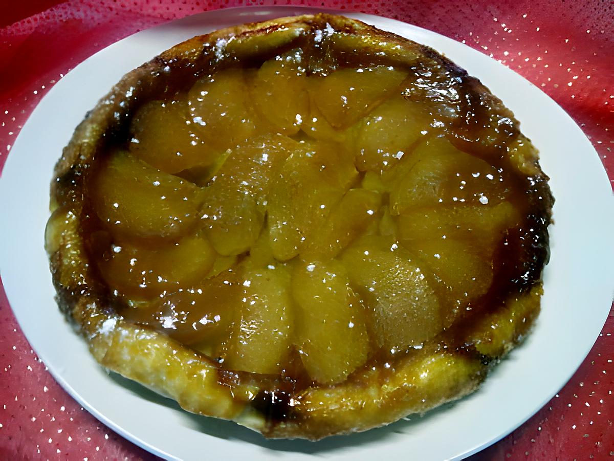 recette Tatin aux pommes et caramélisé.