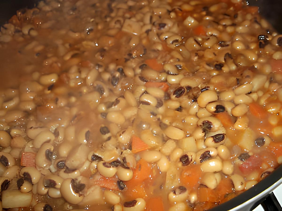 recette Foul gnawa ou haricot à l'oeil noir à la marocaine