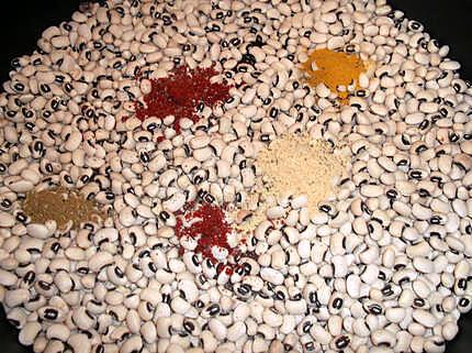recette Foul gnawa ou haricot à l'oeil noir à la marocaine