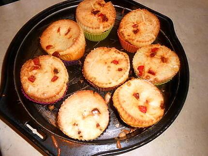 recette petits gateaux chorizo, poivron rouge