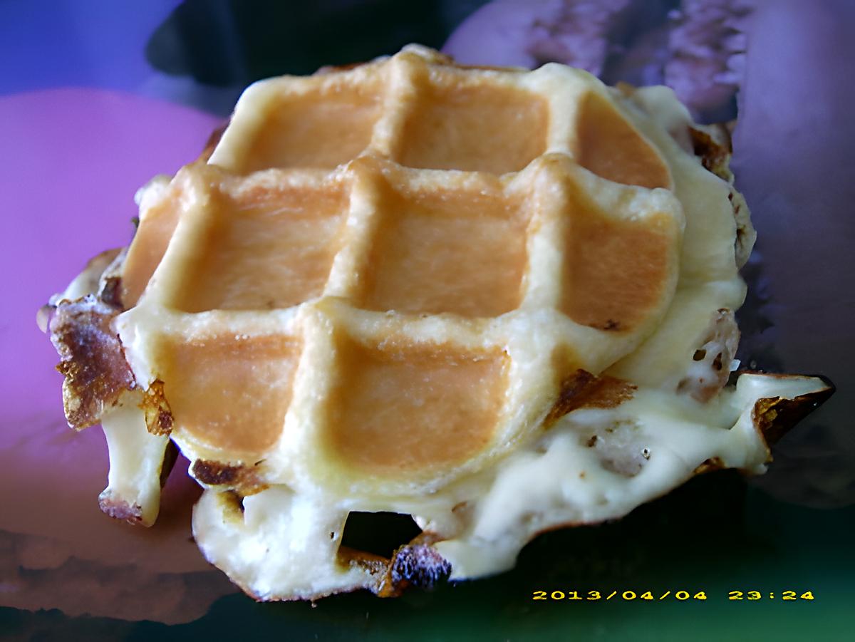 recette croque-gaufre