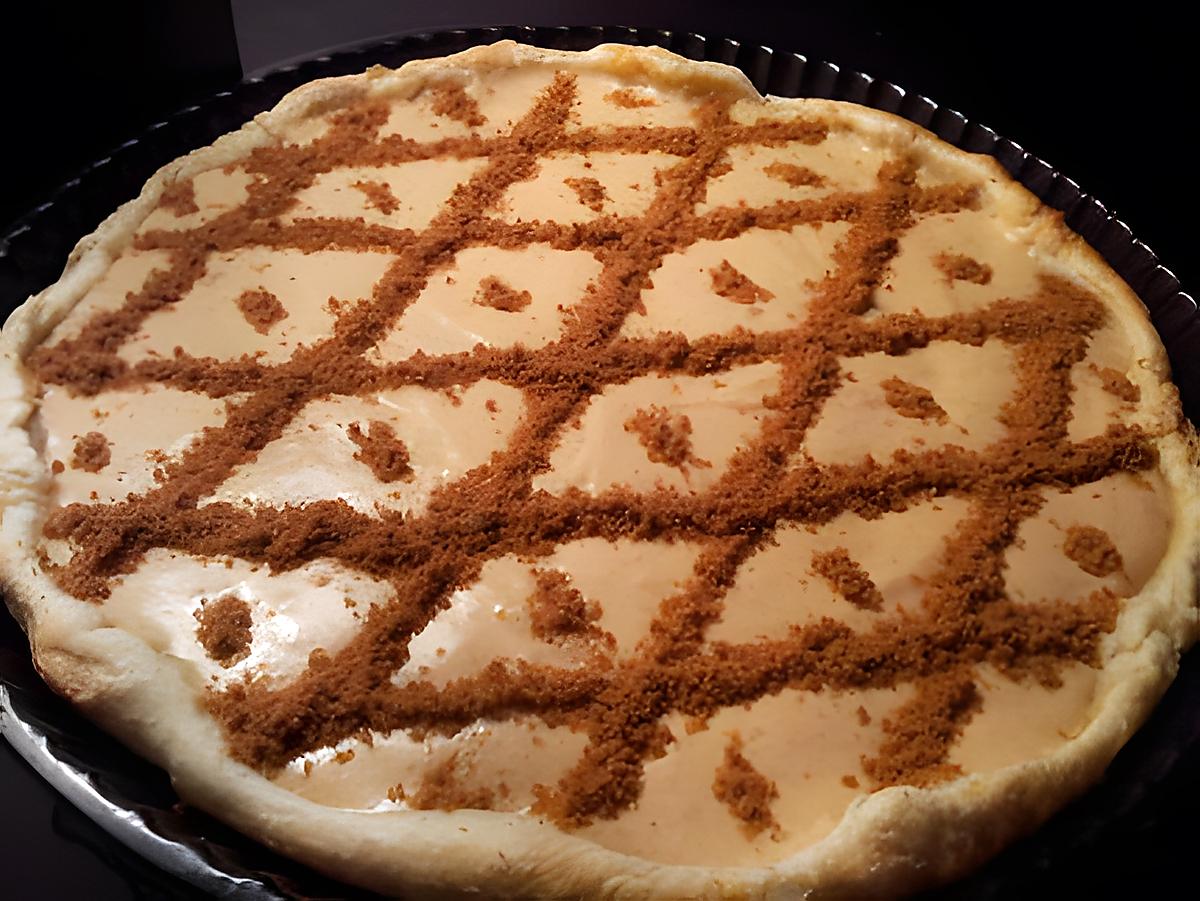 recette tarte mascarpone speculoos caramel beurre salé