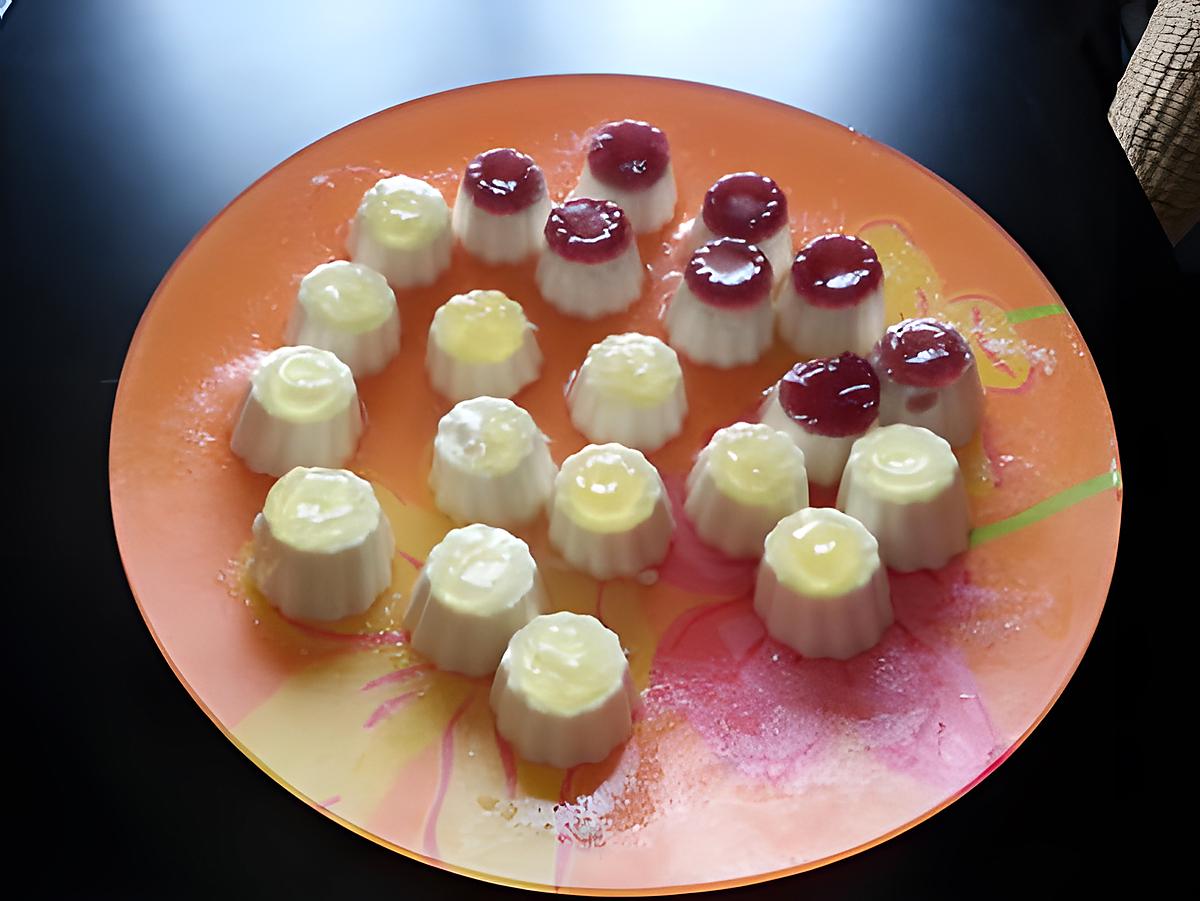 recette Mini panna cota en gélatine