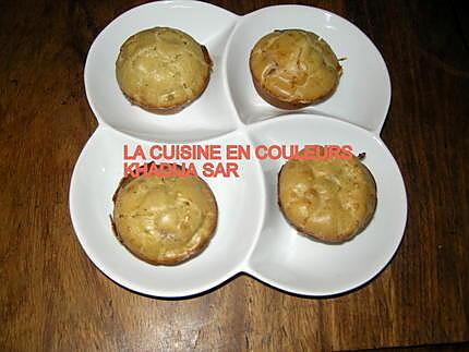 recette Minis-cakes jambon,olives,fromage