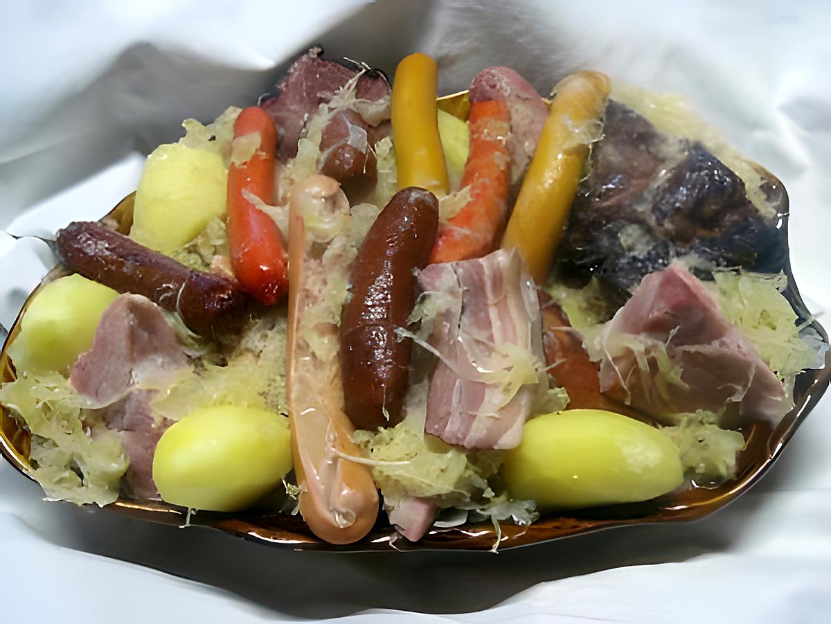 recette Choucroute Alsacienne "" maison "".