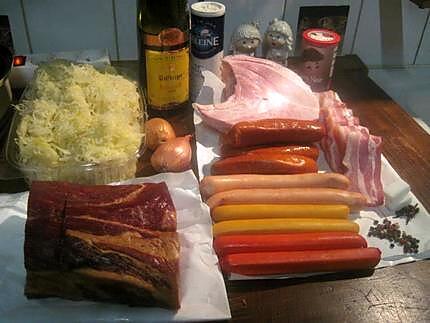 recette Choucroute Alsacienne "" maison "".