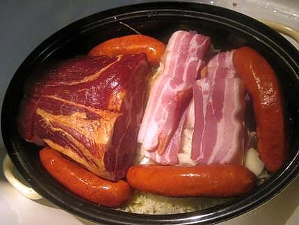 recette Choucroute Alsacienne "" maison "".