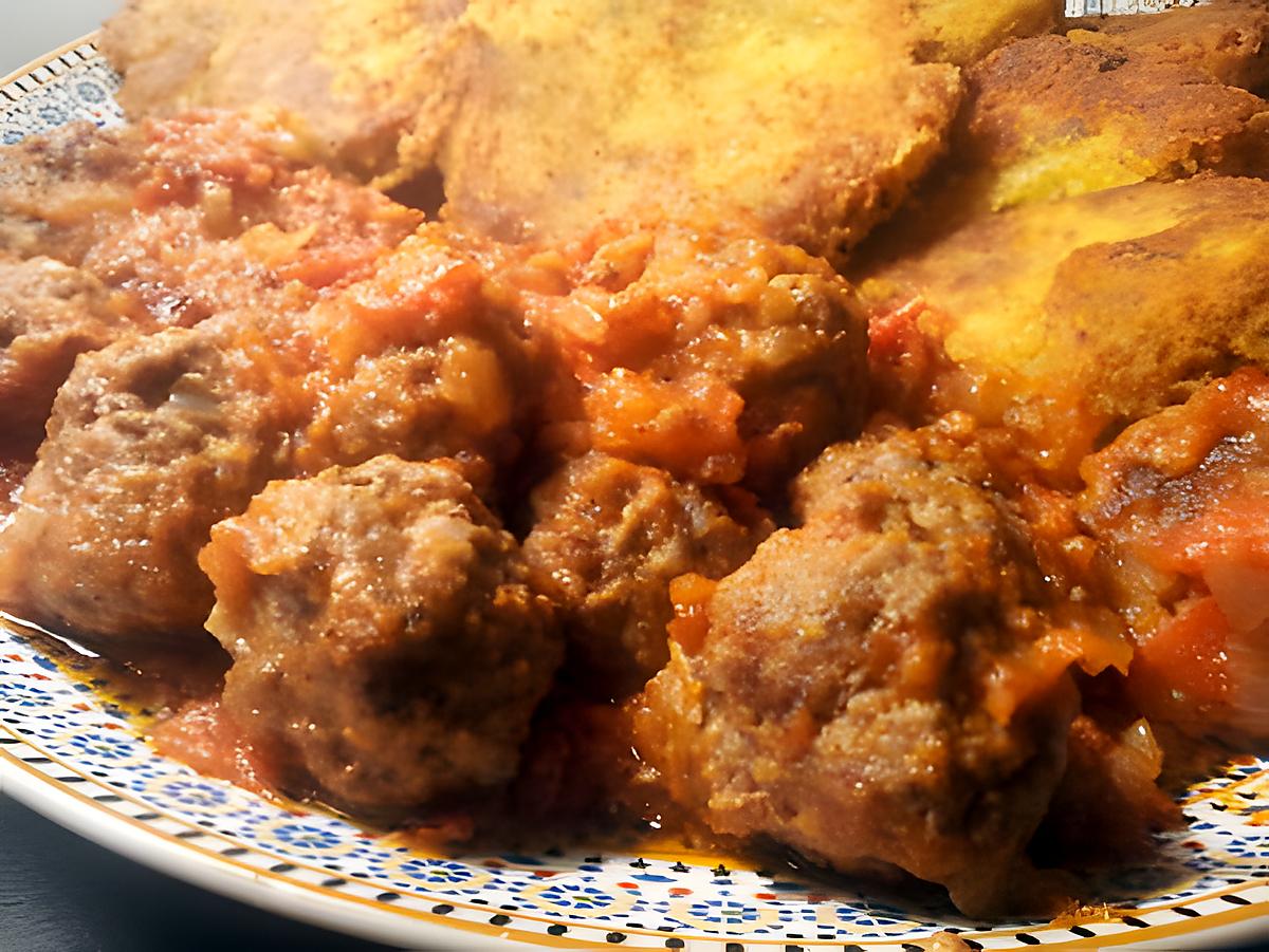 recette boulette kefta epicé en sauce