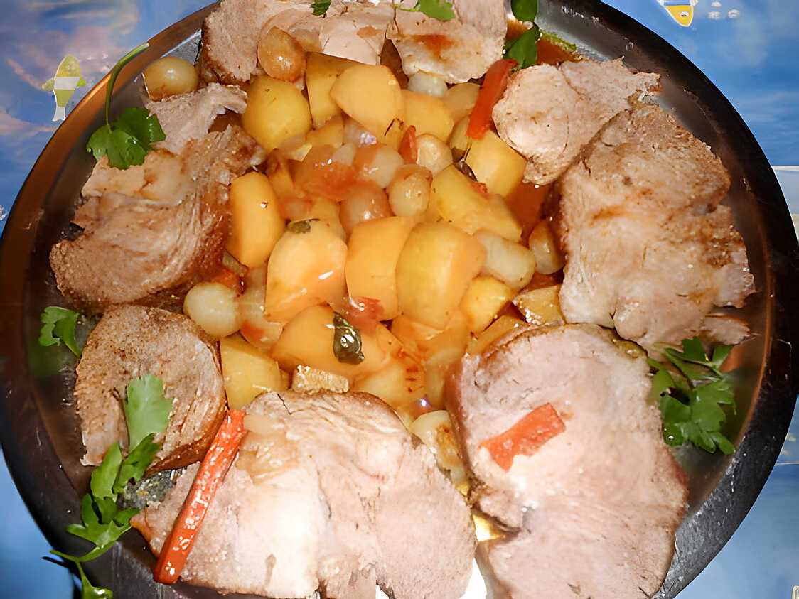 Recette de Roti de porc en cocotte