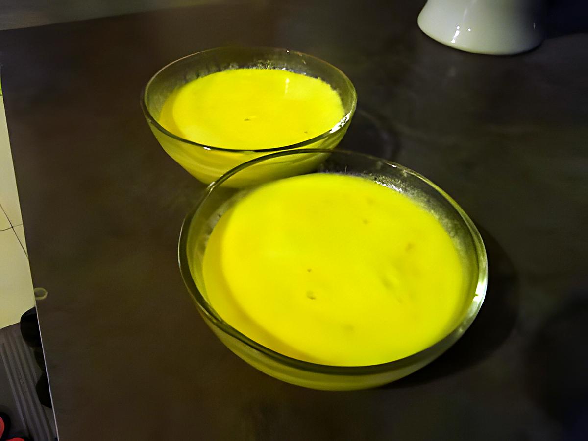 recette Crème dessert à l'orange