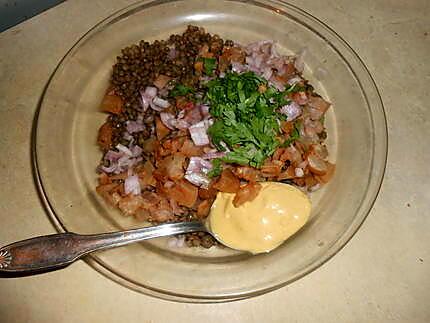 recette Salade de pied de veau et lentilles