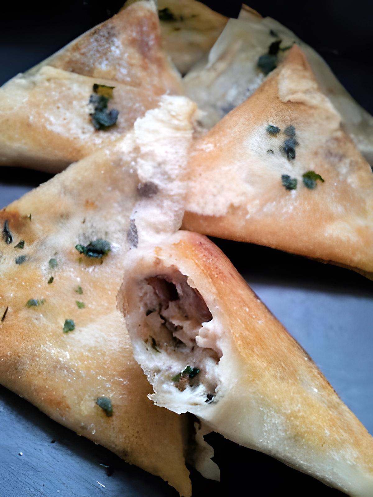 recette Bricks de sardines à l'orientale