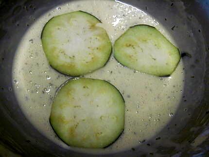 recette Beignets d'aubergines et de courgettes.