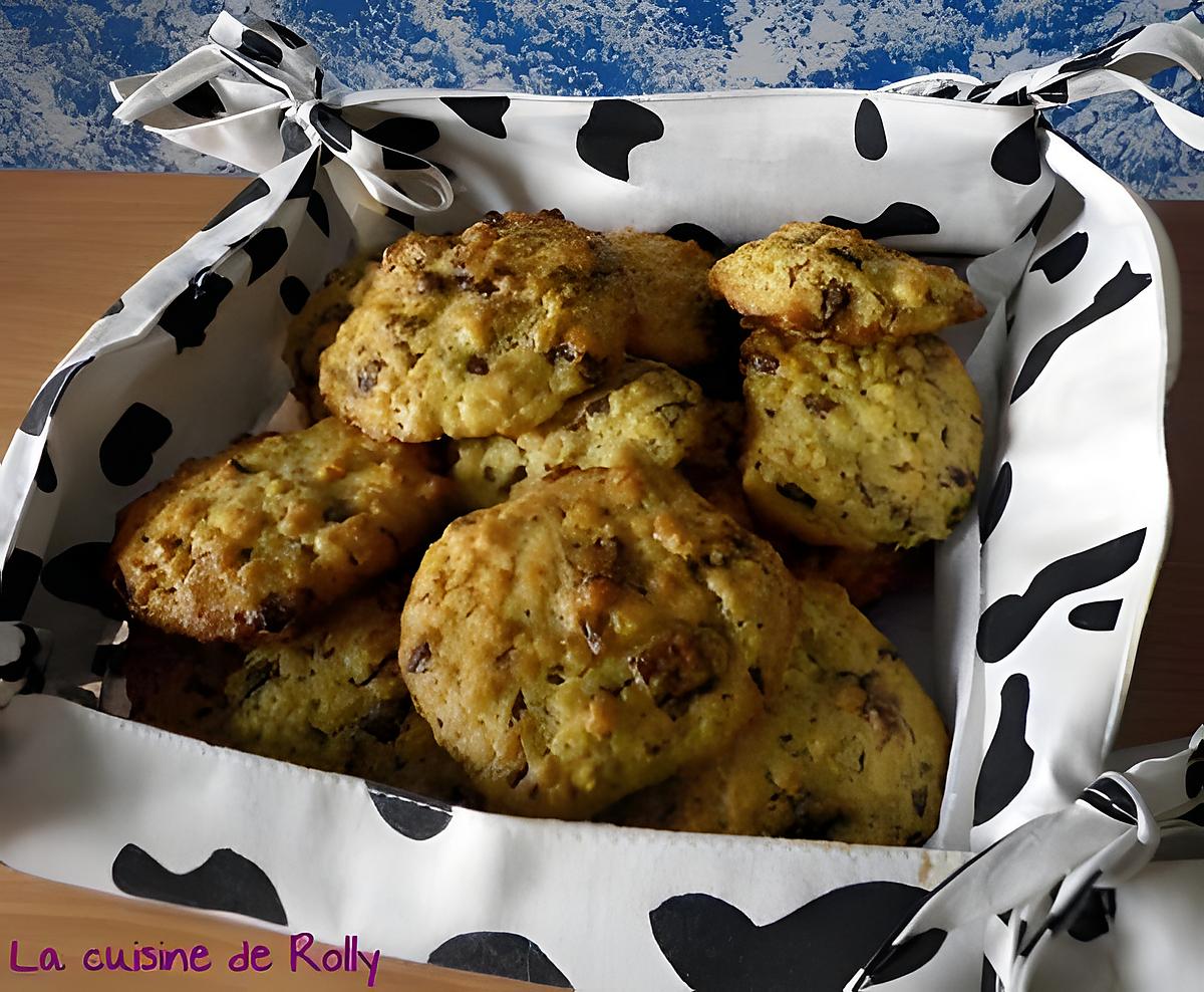 recette Cookies banane, chocolat et flocons d'avoine