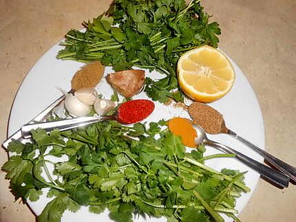 recette Merlan frit avec chermoula