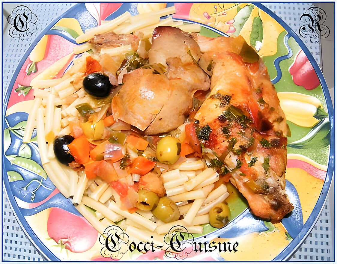 Recette de Lapin aux deux olives