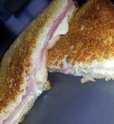 recette Les croques de monsieur au bleu fondant