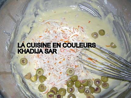 recette Muffins au surimi et aux olives vertes (CLIN D'OEIL A SOIZIC 45) merci pour la recette