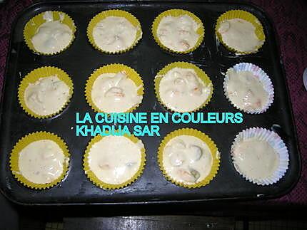 recette Muffins aux bâtonnets de surimi