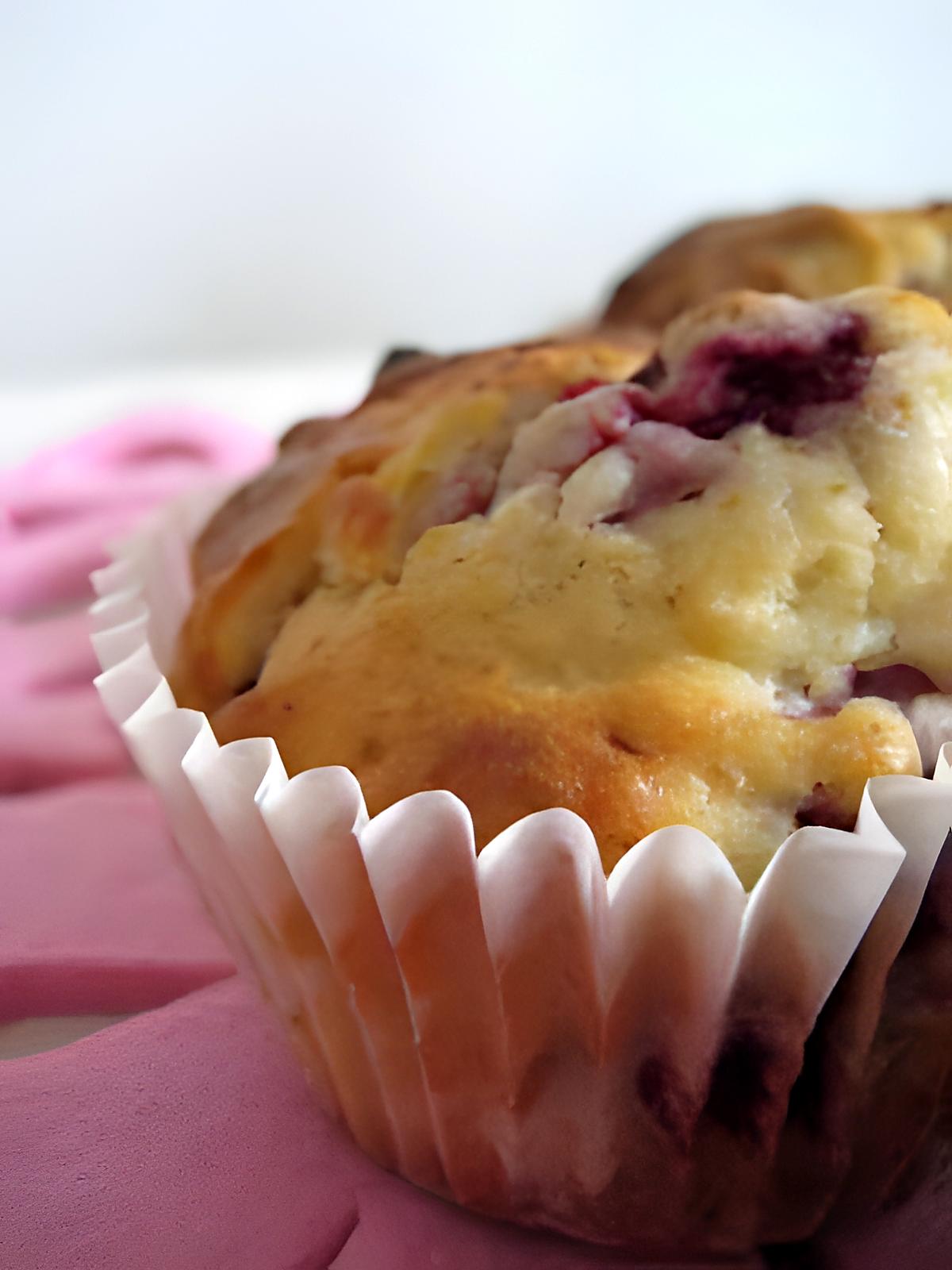 recette Muffins au lait fermenté et aux framboises