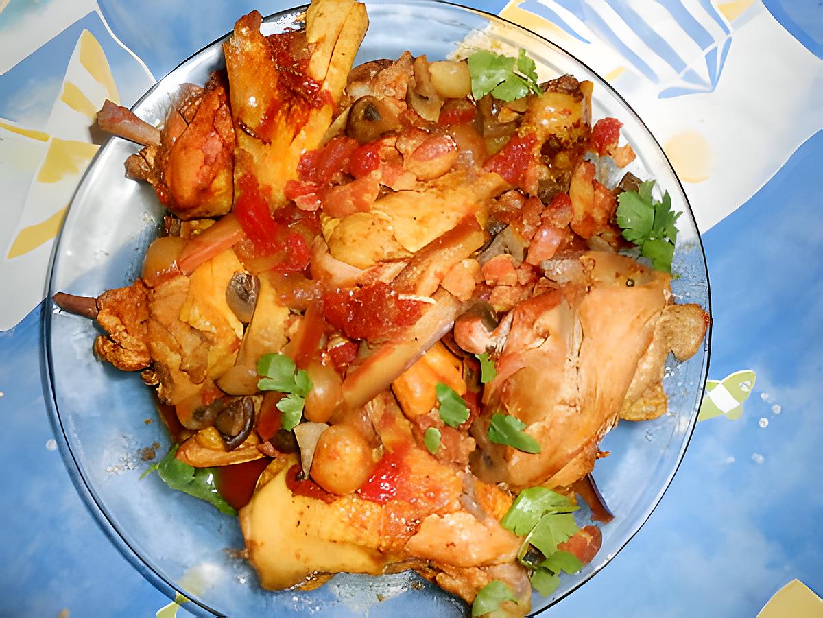 recette Poulet marengo