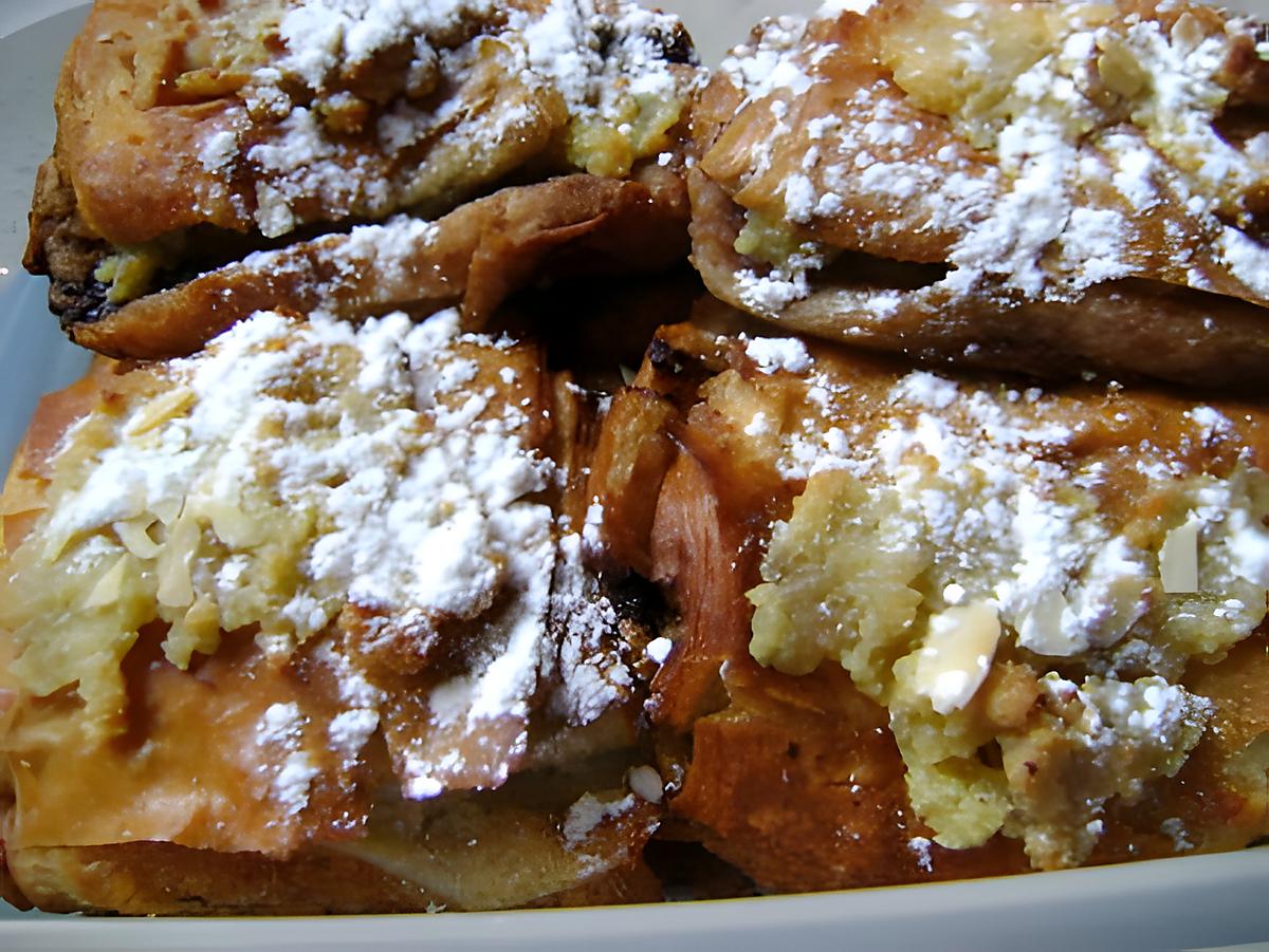 recette petits pains au chocolat fourrés à la créme d'amandes