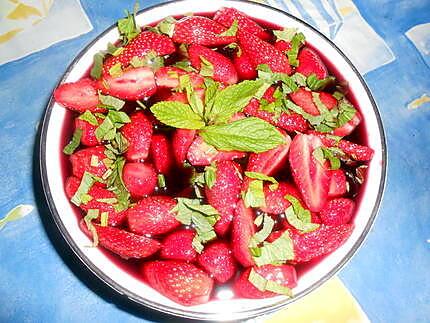 recette Fraises au vin rouge