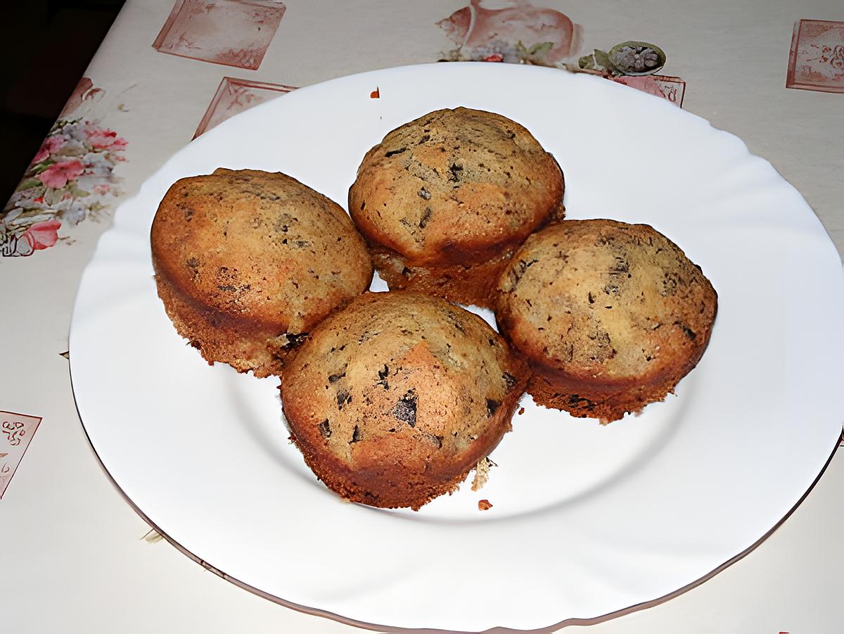 recette Muffins aux poires et pépites de chocolat
